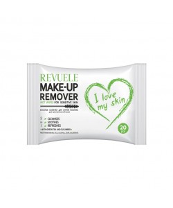 Wet wipes MAKE-UP REMOVER I LOVE MY SKIN for Sensitive skin with green tea and cucumber